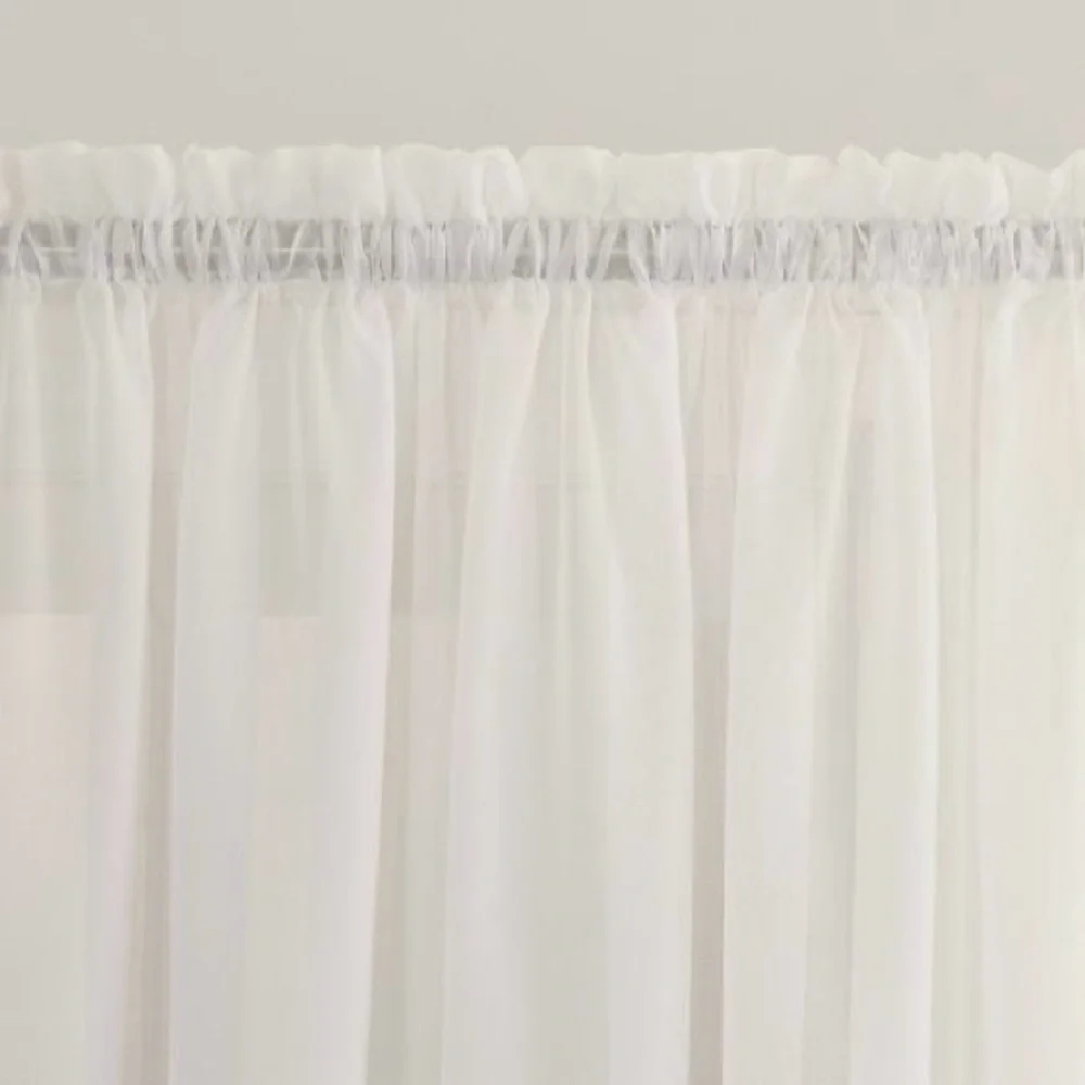 NWT Sidelight Set of 2 Single Panel Rod Pocket Curtain 28